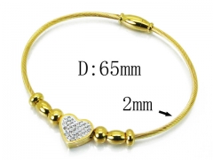 HY Wholesale 316L Stainless Steel Bangle-HY24B0049HML