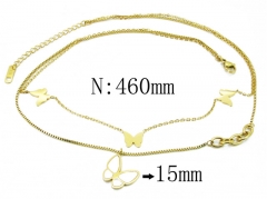 HY Stainless Steel 316L Necklaces (Animal Style)-HY32N0065HIL