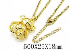 HY Stainless Steel 316L Necklaces (Bear Style)-HY90N0171HPD