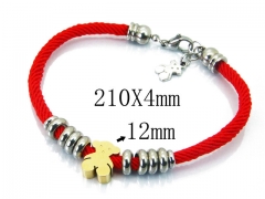 HY Wholesale Stainless Steel 316L Bracelets (Bear Style)-HY64B1336HIW