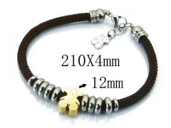 HY Wholesale Stainless Steel 316L Bracelets (Bear Style)-HY64B1334HIX
