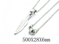 HY Wholesale Stainless Steel 316L Necklaces-HY64N0048LB
