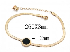 HY Wholesale stainless steel Anklet-HY32B0104ML