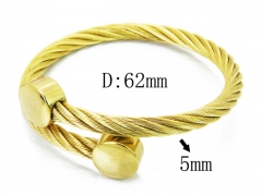 HY Stainless Steel 316L Bangle (Steel Wire)-HY38B0585HJG
