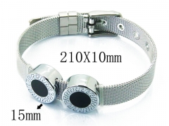 HY Stainless Steel 316L Bangle (Steel Wire)-HY38B0550HLQ