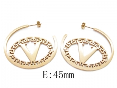 HY Wholesale 316L Stainless Steel Earrings-HY32E0089OW