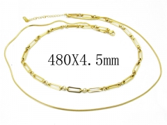 HY Wholesale Stainless Steel 316L Necklaces-HY32N0086HIE