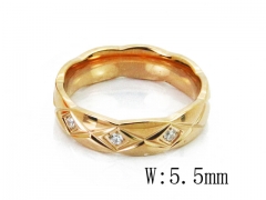 HY Wholesale 316L Stainless Steel CZ Rings-HY14R0600PL