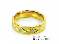 HY Wholesale 316L Stainless Steel CZ Rings-HY14R0599PL