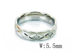 HY Wholesale 316L Stainless Steel CZ Rings-HY14R0598OL