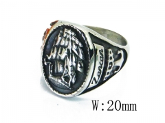 HY Wholesale 316L Stainless Steel Casting Rings-HY22R0818HIX