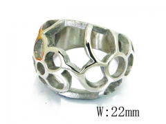 HY 316L Stainless Steel Hollow Rings-HY22R0809HIS