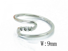 HY Wholesale 316L Stainless Steel CZ Rings-HY14R0601NX