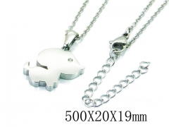 HY Stainless Steel 316L Necklaces (Animal Style)-HY91N0170LLY