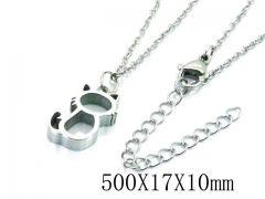 HY Stainless Steel 316L Necklaces (Animal Style)-HY91N0164LLG
