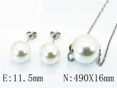 HY Stainless Steel jewelry Pearl Set-HY59S1435LS