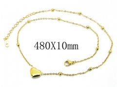 HY Wholesale Stainless Steel 316L Lover Necklaces-HY32N0099OE