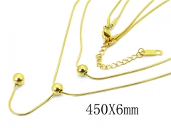 HY Wholesale Stainless Steel 316L Necklaces-HY32N0106HZL