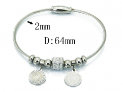 HY Wholesale 316L Stainless Steel Bangle-HY24B0056HLO