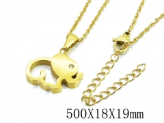 HY Stainless Steel 316L Necklaces (Animal Style)-HY91N0191MLF