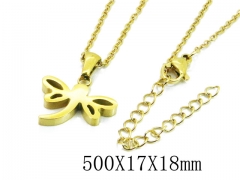 HY Stainless Steel 316L Necklaces (Animal Style)-HY91N0182MLG