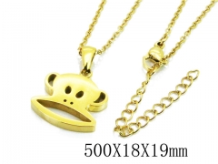 HY Stainless Steel 316L Necklaces (Animal Style)-HY91N0189MLA