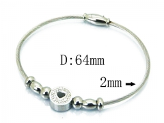 HY Wholesale 316L Stainless Steel Bangle-HY24B0060HJL