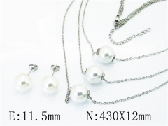 HY Stainless Steel jewelry Pearl Set-HY59S1430HDD