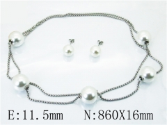 HY Stainless Steel jewelry Pearl Set-HY59S1428HKA