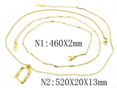 HY Wholesale Stainless Steel 316L Necklaces-HY32N0095HIL