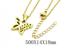 HY Stainless Steel 316L Necklaces (Animal Style)-HY91N0188MLU
