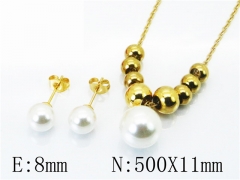 HY Stainless Steel jewelry Pearl Set-HY59S1432OU