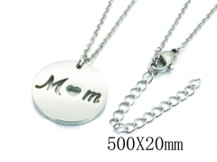 HY Wholesale Stainless Steel 316L Lover Necklaces-HY91N0150LLW
