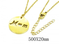 HY Wholesale Stainless Steel 316L Lover Necklaces-HY91N0172MLW