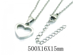 HY Wholesale Stainless Steel 316L Lover Necklaces-HY91N0161LLX