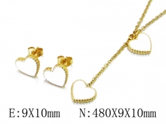 HY Wholesale 316L Stainless Steel Lover jewelry Set-HY59S1452OL
