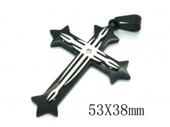 HY 316L Stainless Steel Cross Pendants-HY08P0825MF