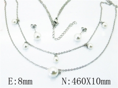 HY Stainless Steel jewelry Pearl Set-HY59S1433OL