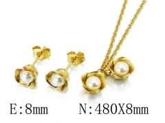 HY Stainless Steel jewelry Pearl Set-HY59S1472ML