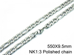 HY Stainless Steel Figaro Chain (Good Quality )-HY01N049
