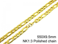 HY Stainless Steel Figaro Chain (Good Quality )-HY01N050