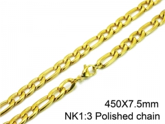 HY Stainless Steel Figaro Chain (Good Quality )-HY01N040