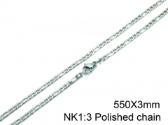 HY Stainless Steel Figaro Chain (Good Quality )-HY01N007