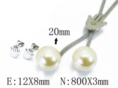 HY Stainless Steel jewelry Pearl Set-HY64S1155HKA