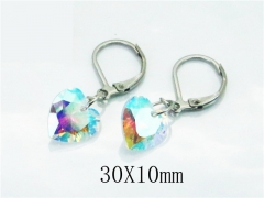 HY Wholesale 316L Stainless Steel Drops Earrings-HY21E0092IM