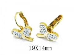 HY Wholesale 316L Stainless Steel Drops Earrings-HY67E0317LX