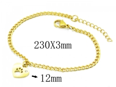 HY Wholesale Stainless Steel 316L Bracelets-HY91B0412NW