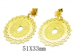 HY Wholesale 316L Stainless Steel Drops Earrings-HY67E0325LE