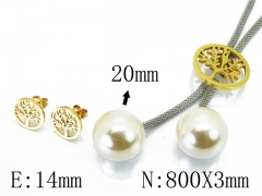 HY Stainless Steel jewelry Pearl Set-HY64S1146HME