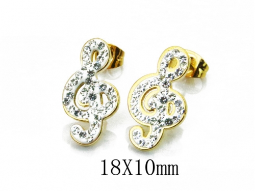 HY Wholesale 316L Stainless Steel Drops Earrings-HY67E0321KL